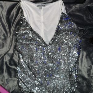 Sequenced sparkly top